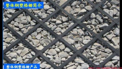 鋼塑土工格柵